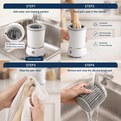 Electric Pet Paw Cleaner Cup