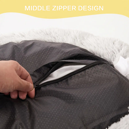 Anti-Anxiety Fluffy Plush Pet Bed