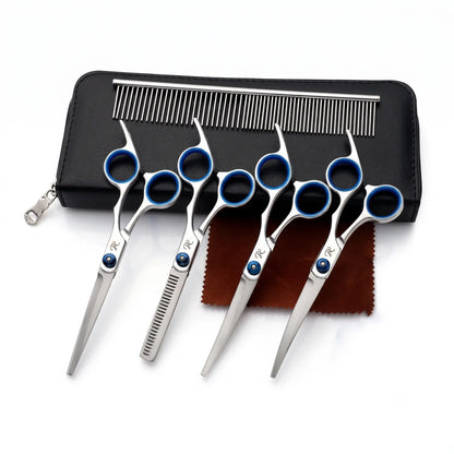 Professional Pet Grooming Scissors Set - Home Beauty Tools for Dogs