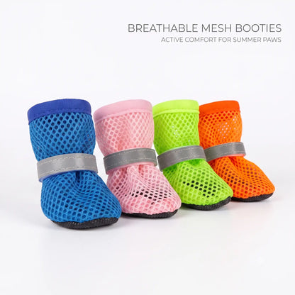 Breathable Mesh Dog Shoes-Non-Slip Outdoor Pet Boots
