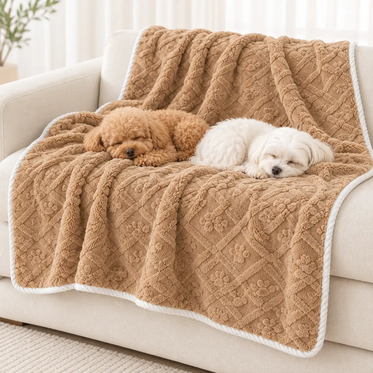 Waterproof Plush Dog and Cat Blanket