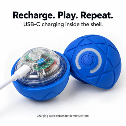 Rechargeable Interactive Rolling Pet Toy Ball