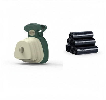 Foldable Dog Poop Bag Dispenser with Waste Bags