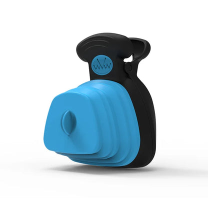 Foldable Dog Poop Bag Dispenser with Waste Bags