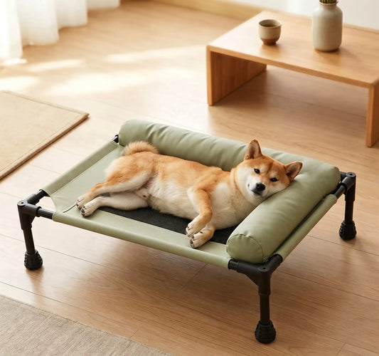 Outdoor Elevated Dog Bed-Waterproof, Breathable Camp Cot