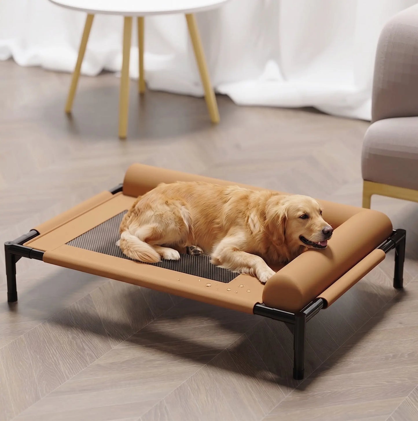 Outdoor Elevated Dog Bed-Waterproof, Breathable Camp Cot