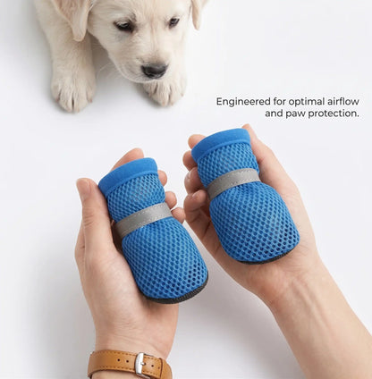 Breathable Mesh Dog Shoes-Non-Slip Outdoor Pet Boots