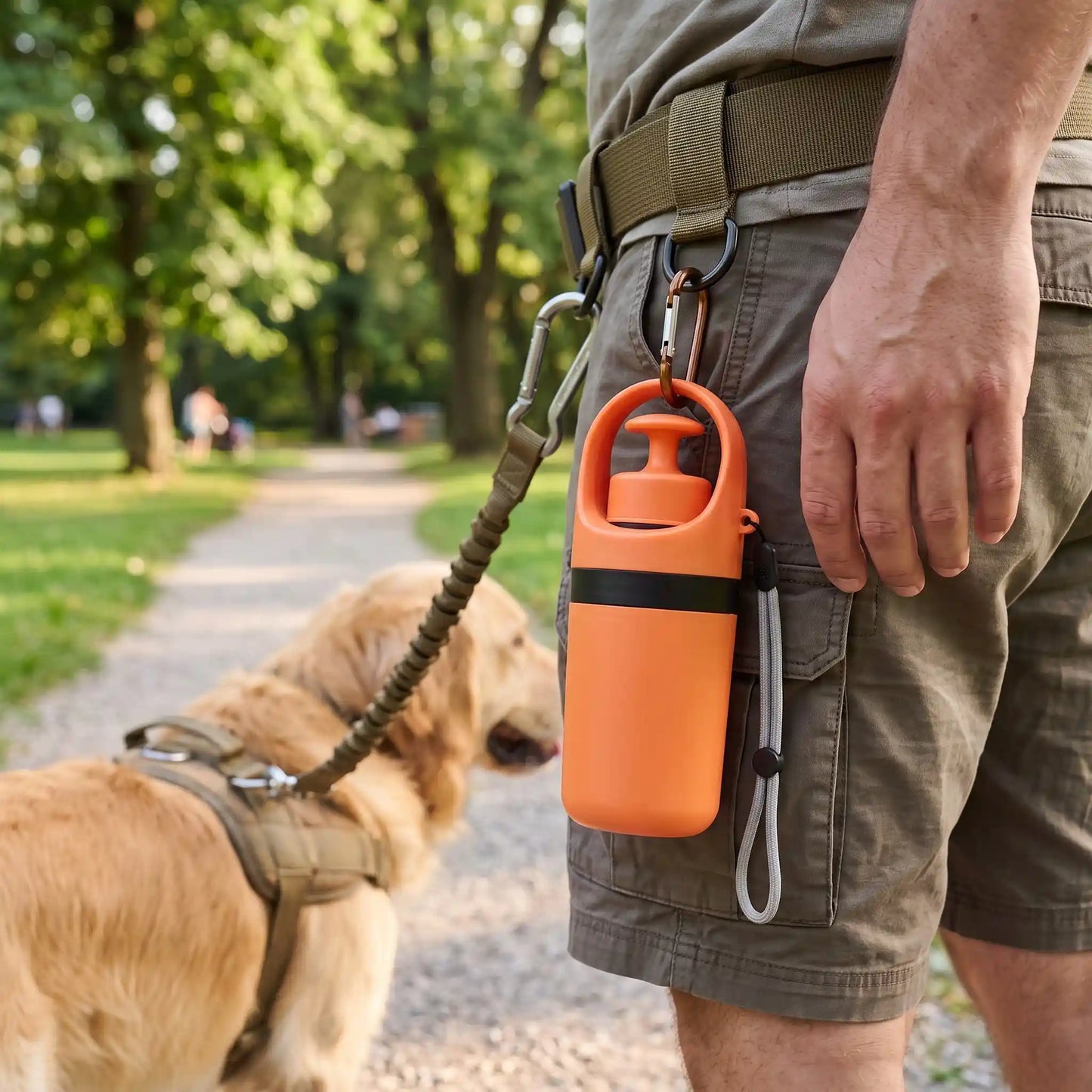 Portable Dog Poop Bag Dispenser with Waste Bags