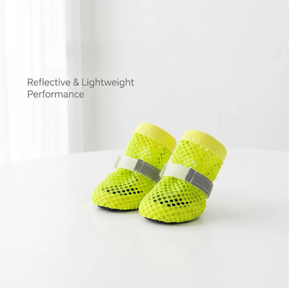 Breathable Mesh Dog Shoes-Non-Slip Outdoor Pet Boots