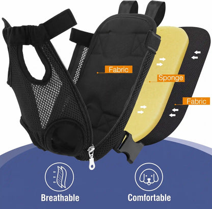 Pet Carrier Backpack-Breathable Front & Back Pack for Cat & Small Dog Bag