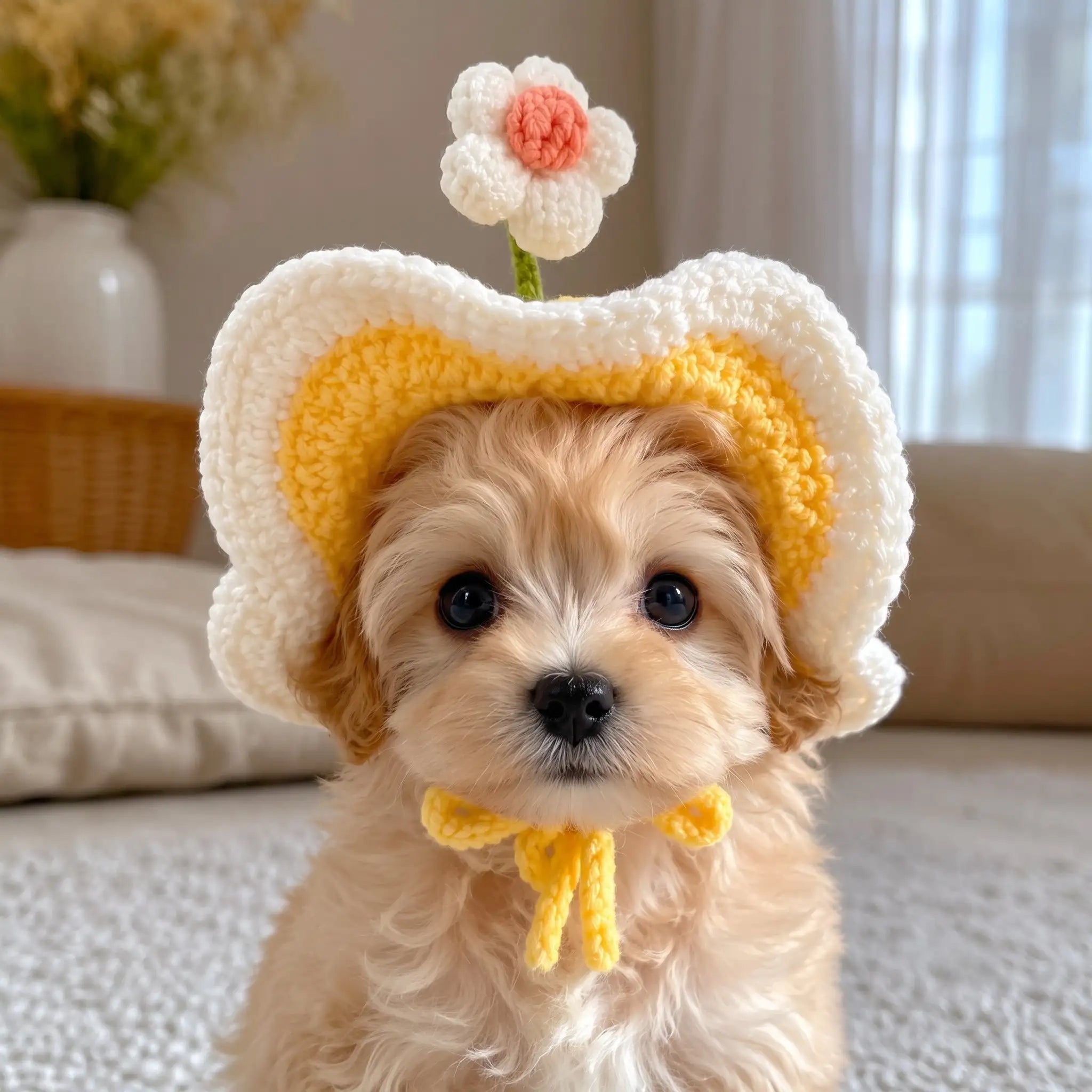 Cute Knit Pet Hat - Cat & Dog Costume for Halloween & Christmas