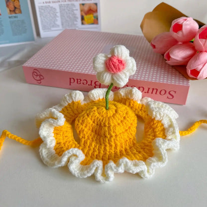 Cute Knit Pet Hat - Cat & Dog Costume for Halloween & Christmas