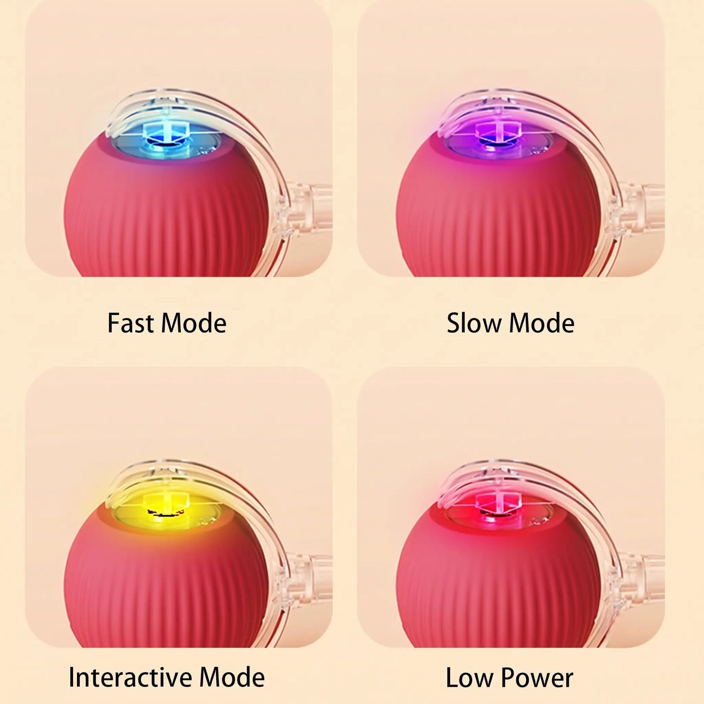 360° Auto Rolling Smart Pet Ball — Interactive Toy for Dogs & Cats