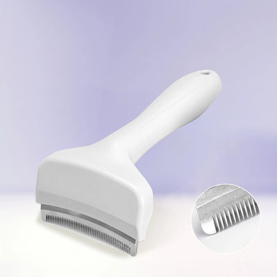2-in-1 Cat Deshedding Brush - Fur Thinning & Grooming Comb