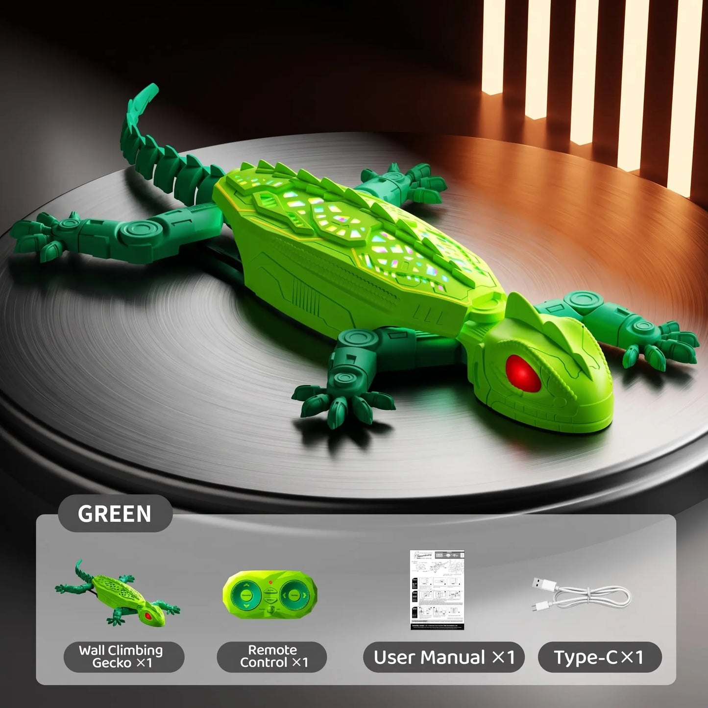 RC Wall-Climbing Gecko Toy — Interactive Remote Control Pet Toy