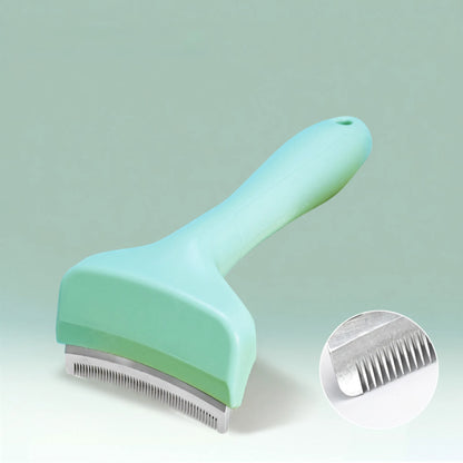 2-in-1 Cat Deshedding Brush - Fur Thinning & Grooming Comb
