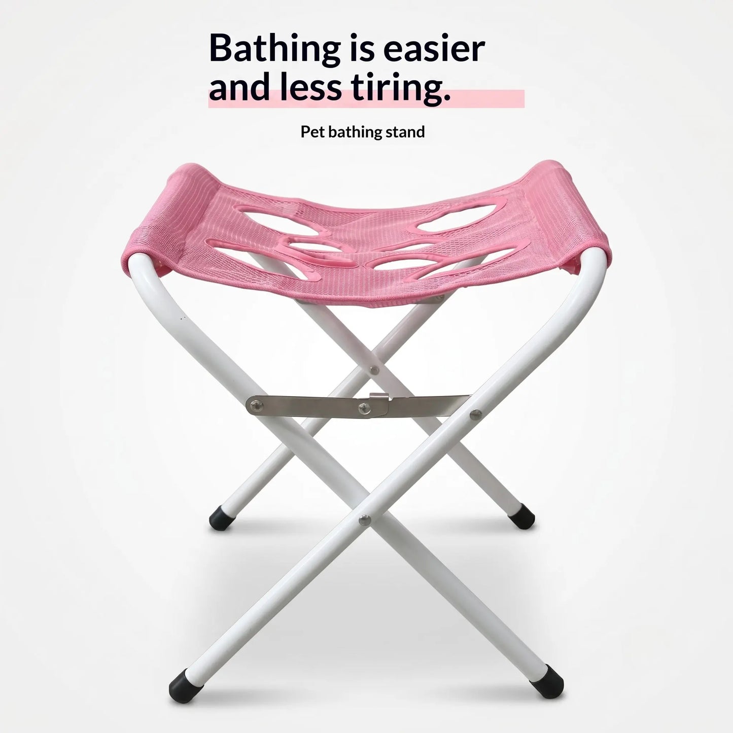 Foldable Pet Bath Hammock — Grooming Stand for Cats & Dogs