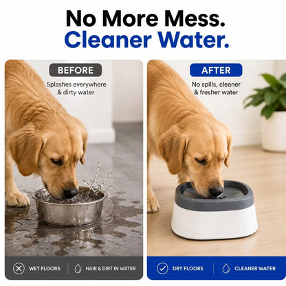 Splash-Proof Floating Pet Bowl