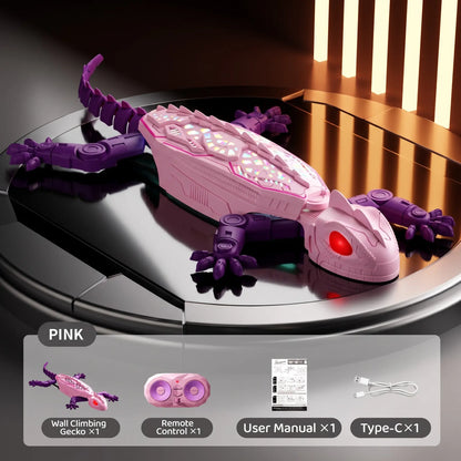 RC Wall-Climbing Gecko Toy — Interactive Remote Control Pet Toy
