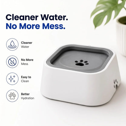 Splash-Proof Floating Pet Bowl