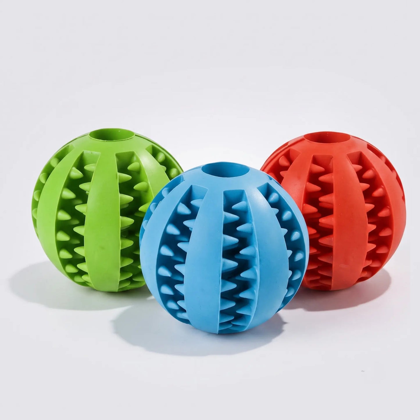 Rubber Chew Ball Dog Toy-Bite-Resistant Molar & IQ Training Ball