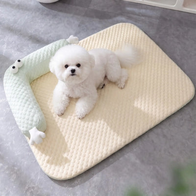 Cooling Dog Mat-Breathable Pet Bed for Dogs & Cats