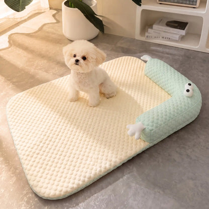 Cooling Dog Mat-Breathable Pet Bed for Dogs & Cats