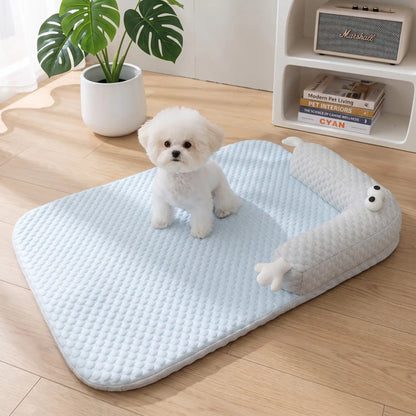 Cooling Dog Mat-Breathable Pet Bed for Dogs & Cats