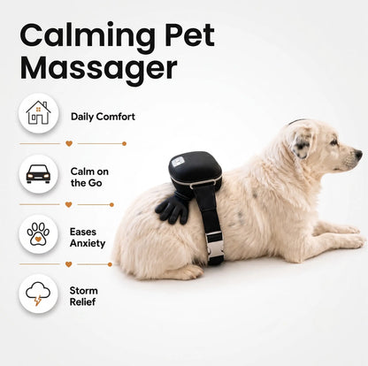 Calming Pet Massager-Relaxing Kneading Massager for Dogs & Cats