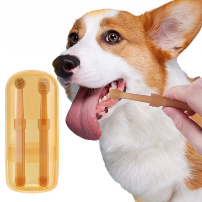 Pet Dental Care Kit - Dog & Cat Toothbrush