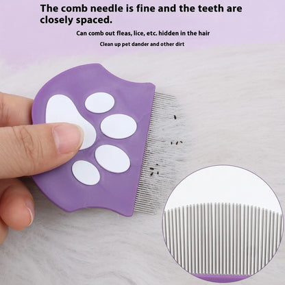 Pet Grooming Comb - Mini Facial Hair Removal for Dogs & Cats