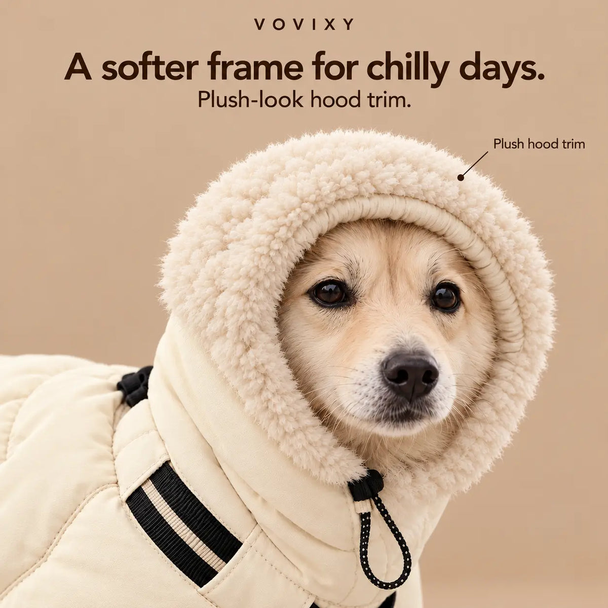 Hooded Four-Leg Winter Dog Coat