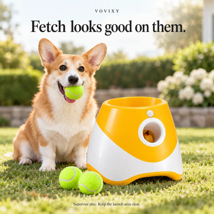 Rechargeable Automatic Dog Tennis Ball Launcher