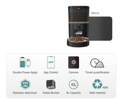 WiFi Smart Pet Feeder with HD Camera