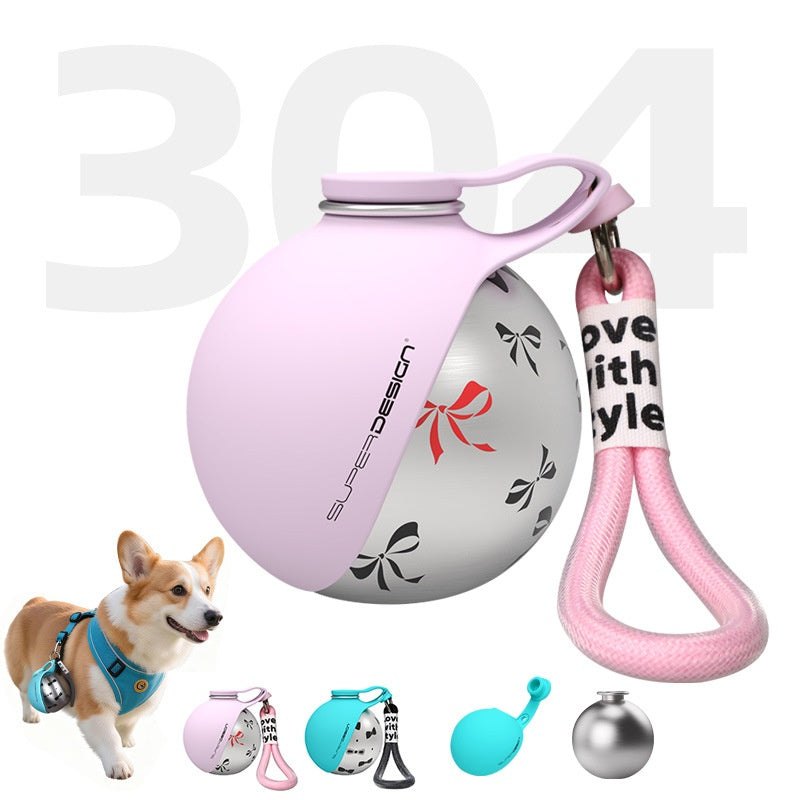 Portable Dog & Cat Water Bottle with Foldable Bowl