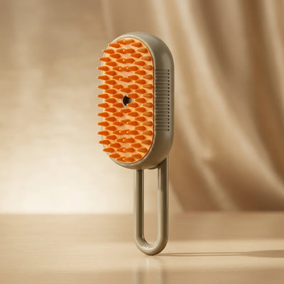 Electric Steam Pet Grooming Brush
