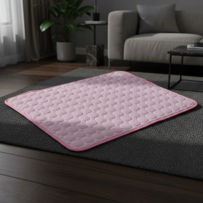 Pet Cooling Mat – Summer Ice Silk Pad