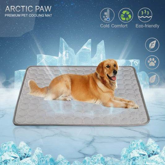Pet Cooling Mat – Summer Ice Silk Pad